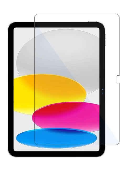 شاشة حمايةلجهاز ايباد 10.9" الجيل العاشر 2022 9H  من الزجاج المقوى، [شفاف عالٍ الدقة HD] [سهل التركيب] [مقاوم للخدش] [درجة صلابة 9]